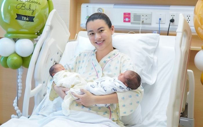 Cao Thiên Trang sinh con