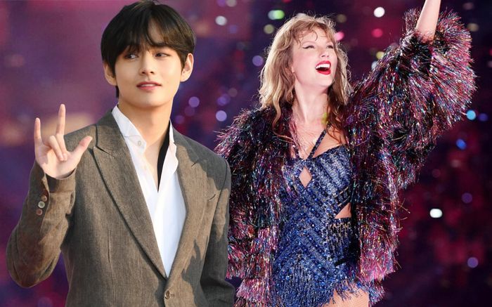 V (BTS) 'chung mâm' với Taylor Swift