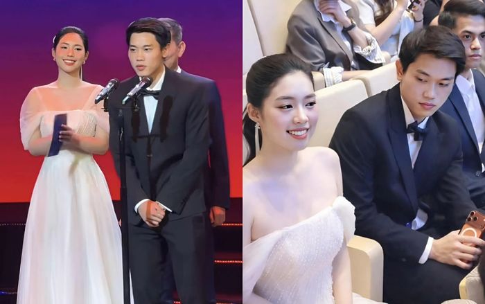 Á hậu Châu Anh chúc mừng U22 Việt Nam, khán giả réo gọi Đình Bắc