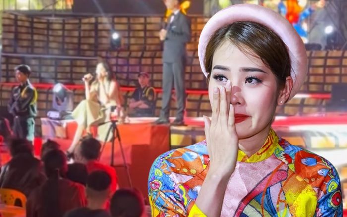 Nam Em khóc nức nở khi đi hát hội chợ, khán giả ngồi cười