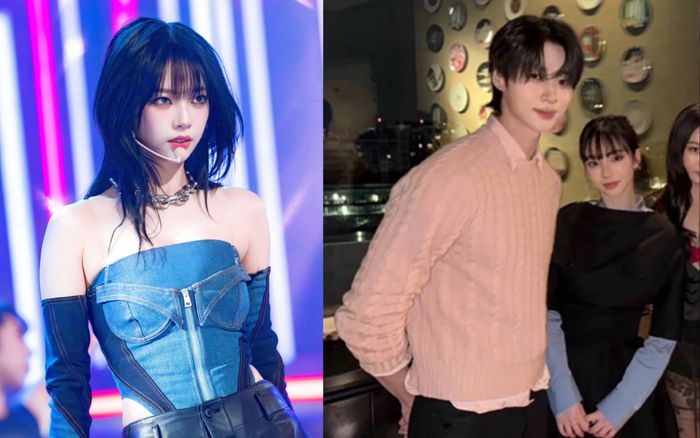 Karina (aespa) chụp ảnh với nam diễn viên Byun Woo Seok, một chi tiết gây bàn tán