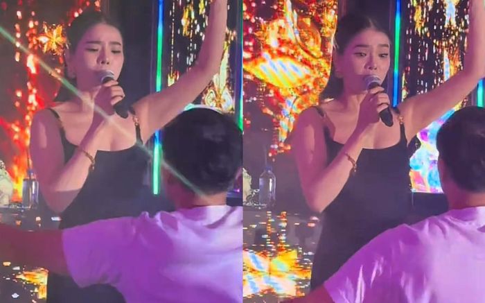 Lệ Quyên đi diễn ở Đức, người đàn ông lao lên sân khấu hành động gây xôn xao