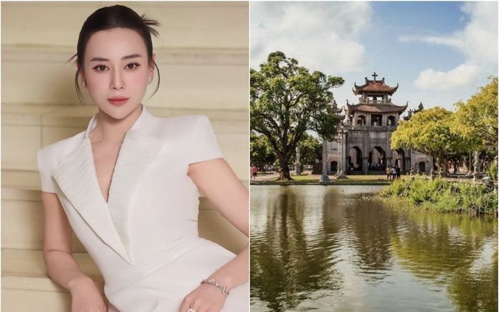 Về Ninh Bình quê Phương Oanh, ngắm công trình nhà thờ đá có kiến trúc khác lạ