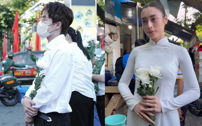 Huỳnh Lập và nhiều sao Việt dự lễ tiễn đưa các anh hùng liệt sĩ ở công viên Lê Thị Riêng