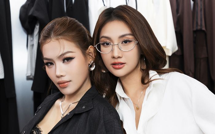 Khung hình 'sáng bừng' của Hoa hậu Phương Linh với Á hậu Đỗ Cẩm Ly