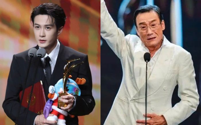 Đàn Kiện Thứ tranh Ảnh đế Kim Kê cùng Lương Gia Huy và Ngô Lỗi