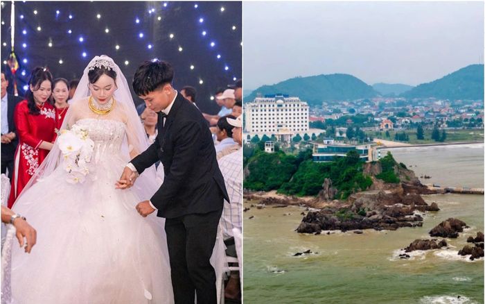 Về quê bà xã Hồ Văn Cường, ngắm hòn đảo sáng một vẻ, chiều lại mang diện mạo khác
