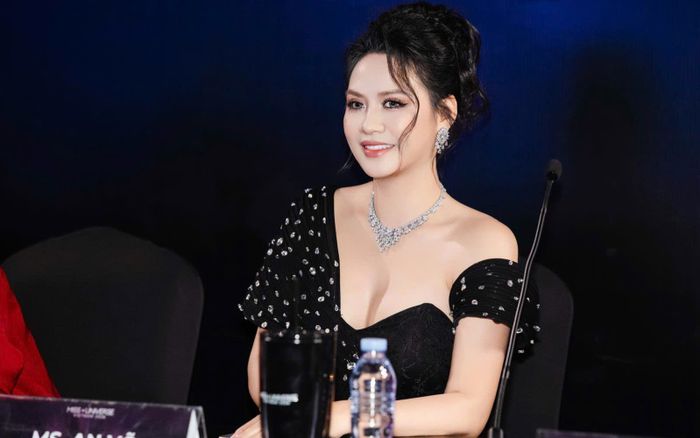 Doanh nhân An Võ thanh lịch và quyền lực trong đêm chung kết Miss Universe Vietnam 2026