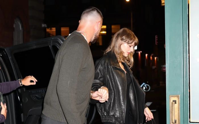 Taylor Swift diện váy ren quyến rũ trong tiệc sinh nhật của chồng