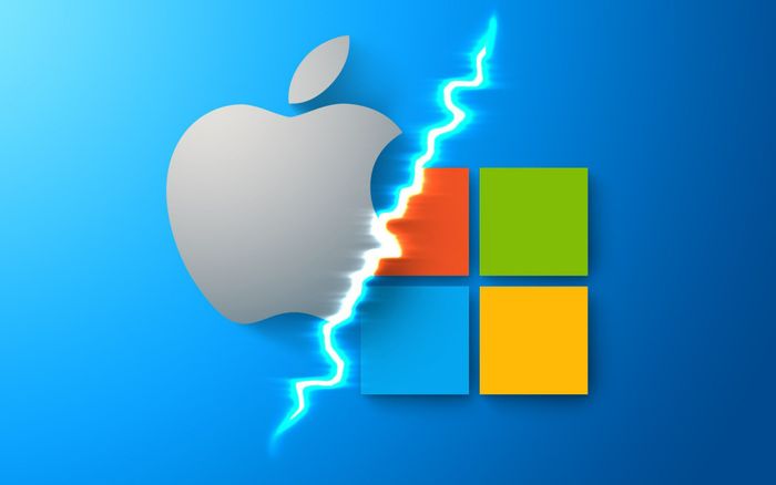 Microsoft cạnh tranh với Apple