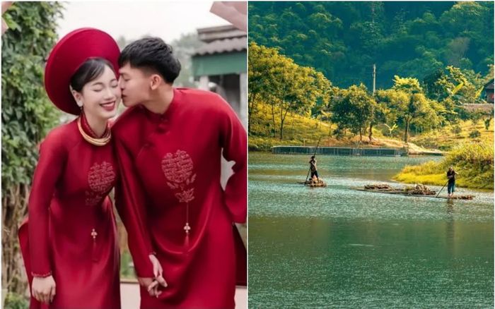 Vẻ đẹp sông Giăng ở quê nhà bà xã Hồ Văn Cường