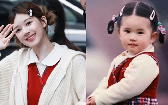 Triệu Lộ Tư tái hiện hình ảnh ngày bé của mình