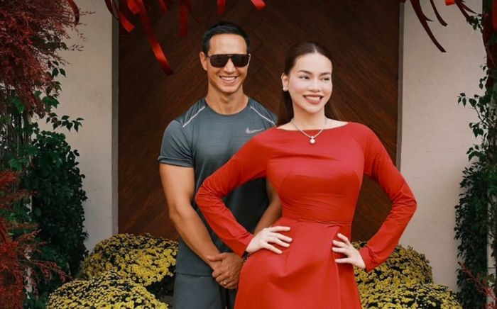 Hồ Ngọc Hà trang trí biệt thự rộng 300m2 đón Tết, khung hình ngập tràn sắc đỏ