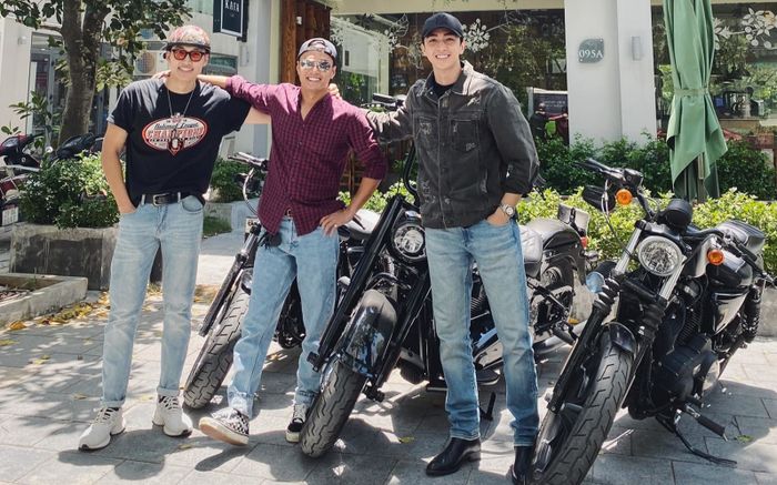 Xe mô tô của 3 nam diễn viên phim giờ vàng