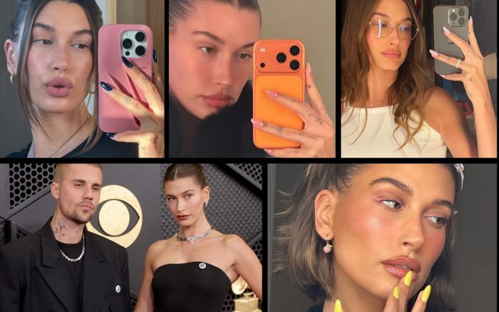 10 kiểu móng tay đẹp nhất của Hailey Bieber