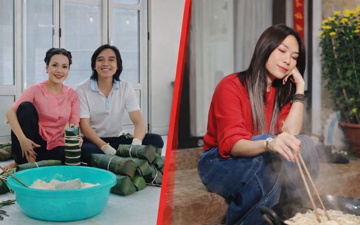 Những ngày cuối năm của nghệ sĩ Việt: Việt Hương tất bật, Mỹ Tâm hạnh phúc bên gia đình