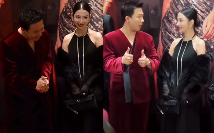 Mai Hồ diện túi 300 triệu rạng rỡ bên Trấn Thành