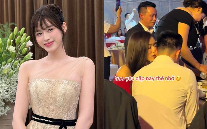 Clip Đỗ Thị Hà diện váy trễ vai gợi cảm cùng chồng thiếu gia đi ăn tiệc gây chú ý