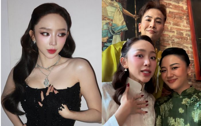 Tóc Tiên 'đu trend' phim Thỏ Ơi cùng Văn Mai Hương trong ngày đầu năm