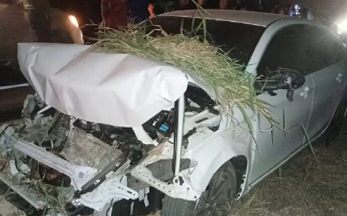 Nữ diễn viên bị xe tải tông trên đường về quê, hiện trường gây ám ảnh