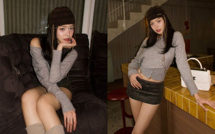 Hoa hậu Thanh Thủy diện váy ngắn cũn, khoe đôi chân cực quyến rũ