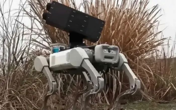 Xuất hiện 'robot chó' mang tên lửa