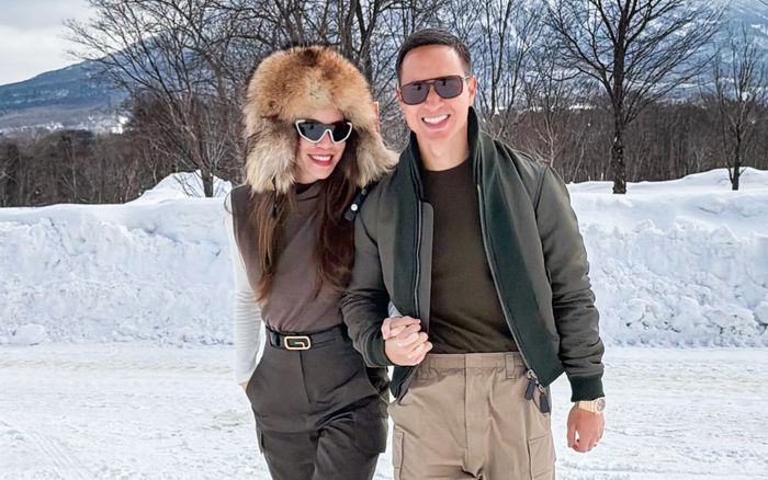 Gia đình Hồ Ngọc Hà và Kim Lý xuất ngoại dịp Tết