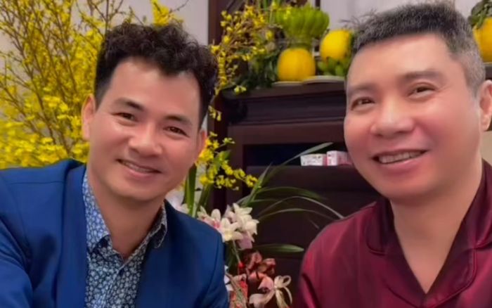 NSND Xuân Bắc chúc tết NSND Công Lý