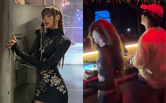 Lisa (BLACKPINK) được bắt gặp xuất hiện ở tiệc ngoài trời, có hành động gây chú ý với người khác giới