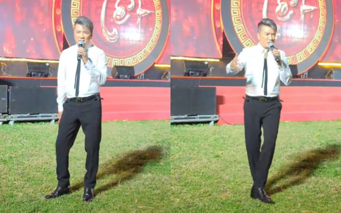 Đàm Vĩnh Hưng đi hát hội chợ Tết, khung cảnh gây bất ngờ