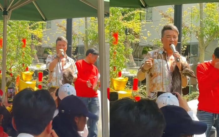 Đàm Vĩnh Hưng hát quán cà phê, được khán giả tặng món đồ 'gây sốc'