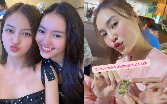 Ninh Dương Lan Ngọc tặng vàng miếng cho người chị em thân thiết