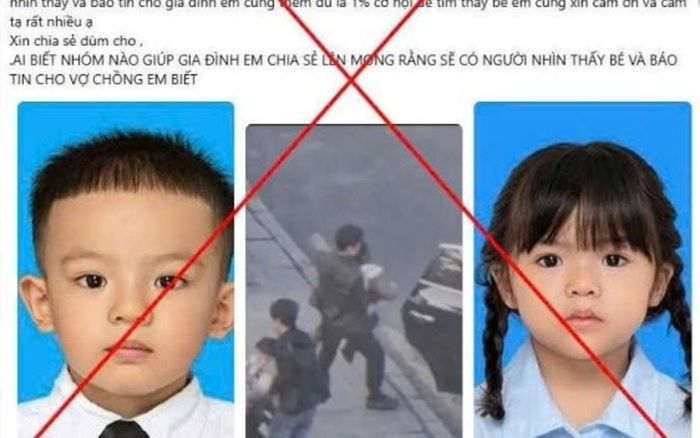 Sự thật thông tin '2 trẻ em bị bắt cóc tại khu vực Times City'