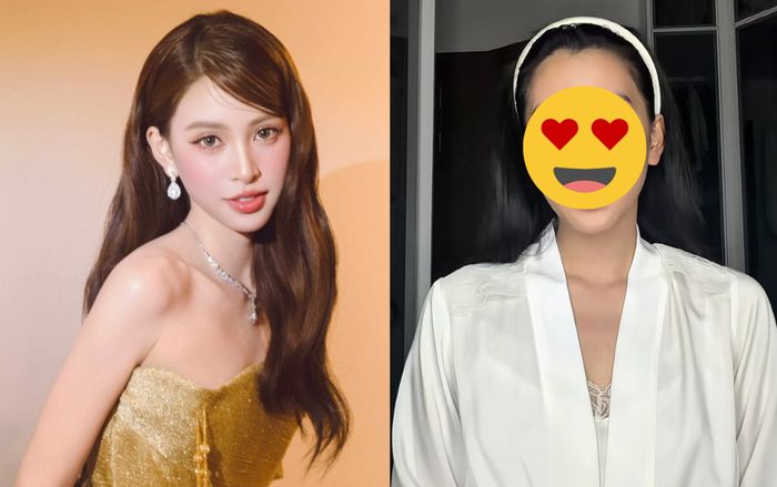 Ngỡ ngàng mặt mộc của Tiểu Vy khi 'đu trend' biến hình