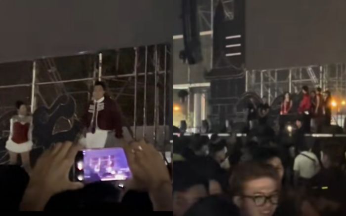 Nam ca sĩ Việt đang hát thì cúp điện, khán giả đồng loạt bỏ về