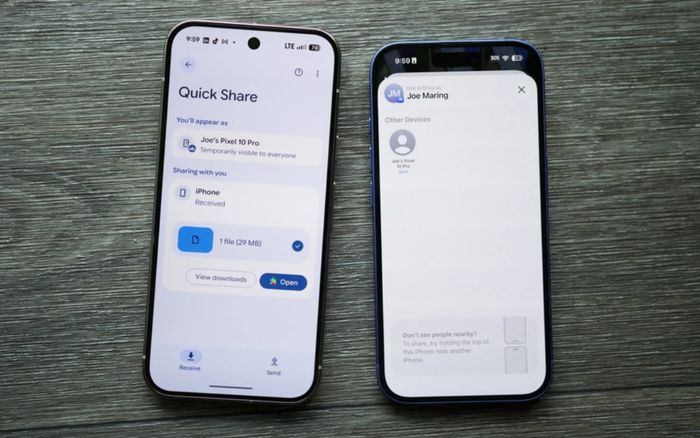 Android sắp có Airdrop?