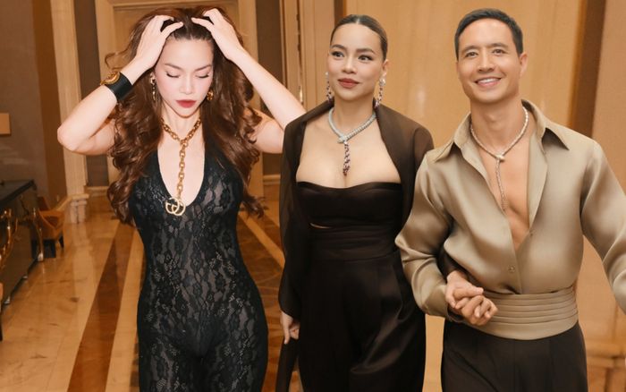 Hồ Ngọc Hà mặc đồ gợi cảm hết cỡ đi diễn, Kim Lý tuyên bố một câu