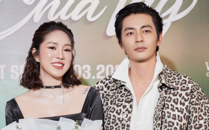 Lê Phương rạng rỡ sánh đôi bên 'người tình'