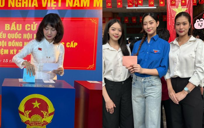 NSND Mỹ Uyên, MC Quyền Linh và dàn sao Việt rộn ràng đi bầu cử: Tự hào ngày hội non sông!