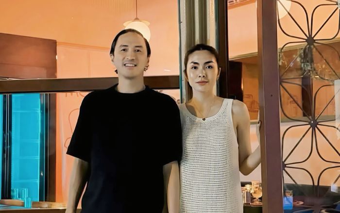 Tăng Thanh Hà tình tứ bên chồng, một chi tiết gây chú ý