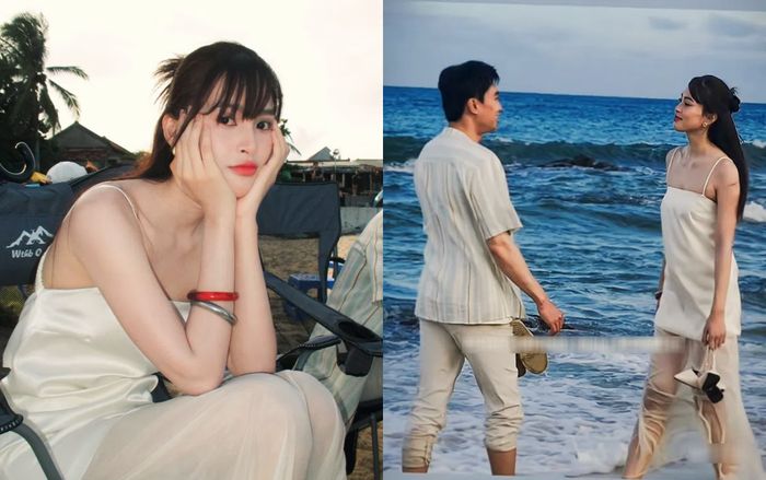 Hoa hậu Tiểu Vy thân mật bên một sao nam, danh tính hóa ra rất quen