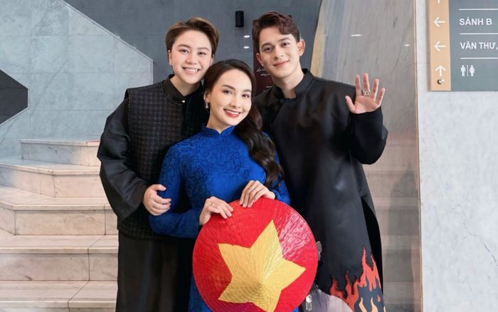 Khung hình Bảo Thanh bên hai diễn viên từng cùng đóng phim 'Về nhà đi con' gây chú ý