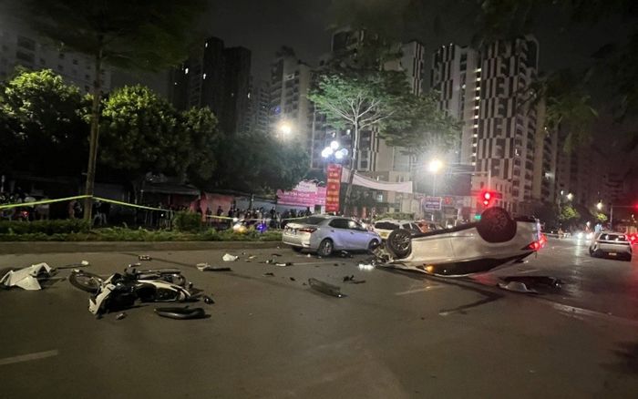 Danh tính tài xế gây tai nạn liên hoàn trên phố Trung Kính vừa bị tạm giữ hình sự