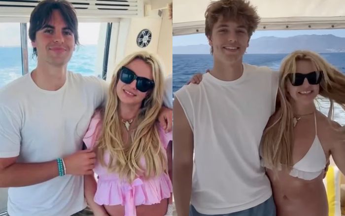 Britney Spears hiếm hoi đoàn tụ hai con trai sau nhiều năm xa cách