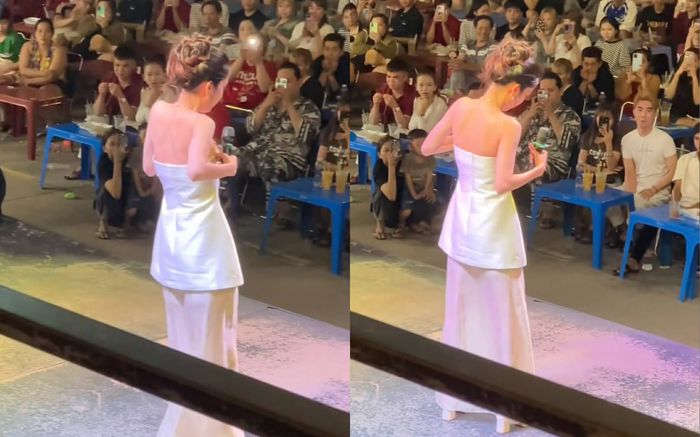 Nam Em bị tuột áo trên sân khấu, phản ứng khán giả gây xôn xao