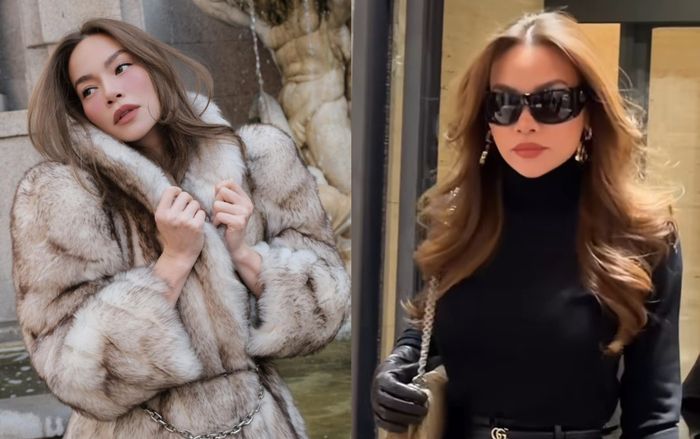 Hồ Ngọc Hà 'lên đồ' sang chảnh khi đi dự tiệc ở trời Tây