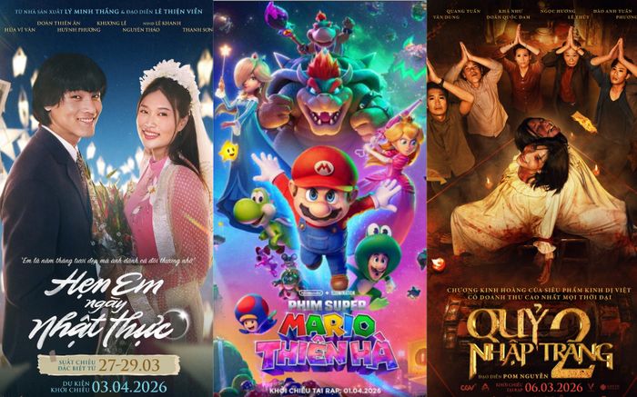 Cục diện phòng vé ngày 1/4: Các tân binh mới vươn lên mạnh mẽ