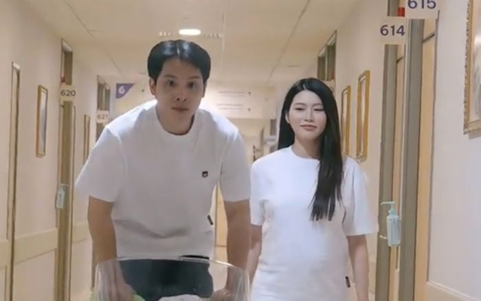 Chế Nguyễn Quỳnh Châu vừa sinh con, chồng thiếu gia có hành động hút 3,4 triệu lượt xem