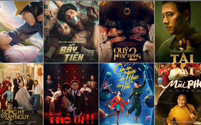 Chỉ còn 8 bộ phim Việt bám trụ đường đua phòng vé hiện tại