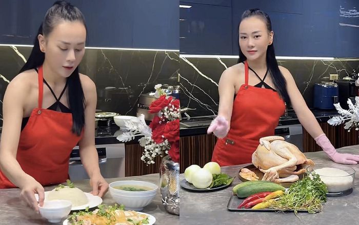 Món ngon được Phương Oanh tự tay nấu đãi cả nhà, nhìn đã thấy hấp dẫn